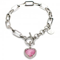 Image of the Boccadamo Mya Chain Womens Bracelet MY/BR25 Heart