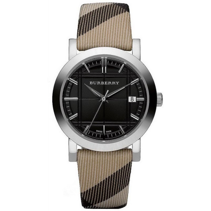 Men's Burberry Watch The City Nova Check BU1772 - Crivelli Shopping