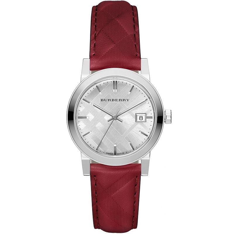 Burberry reloj mujer rojo sale