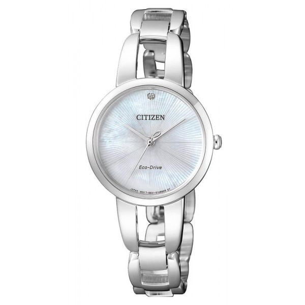 Citizen Damenuhr Eco-Drive EM0430-85N Diamant Perlmutt Kaufen Sie Citizen Damenuhr Eco-Drive EM0430-85N Diamant Perlmutt