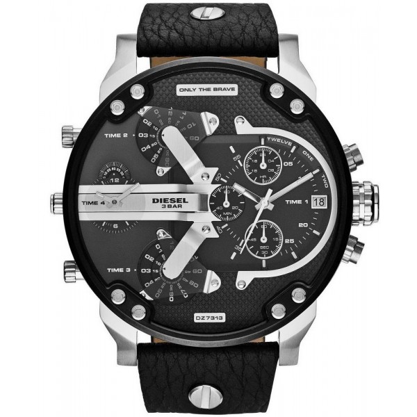Buy Diesel Men's Watch Mr. Daddy DZ7313 Chronograph 4 Time Zones