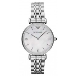 Buy Women's Emporio Armani Watch Gianni T-Bar AR1682 Mother of Pearl