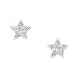 Buy Women's Fossil Earrings Sterling Silver JFS00152040 Star