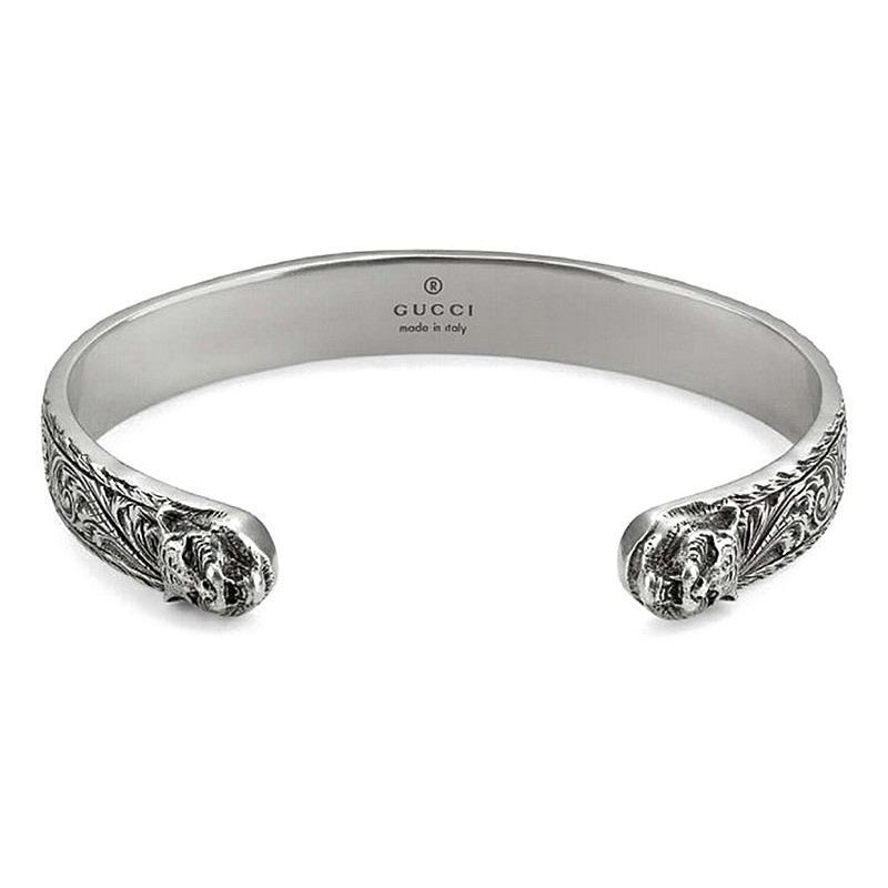 silver gucci bracelet mens