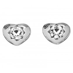 Buy Women's Guess Earrings Crystals Of Love UBE51415 Heart