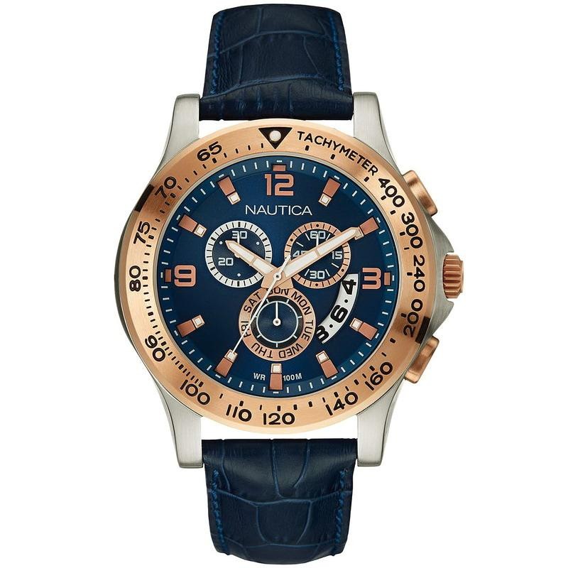 nautica chronograph 100m