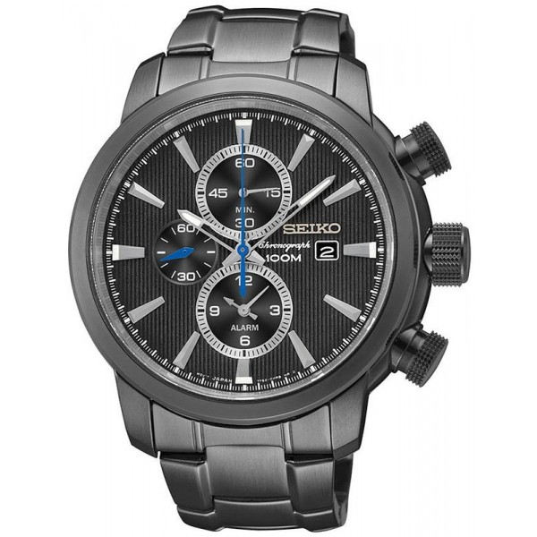 Buy Men's Seiko Watch Neo Sport Alarm Chronograph Quartz SNAF49P1