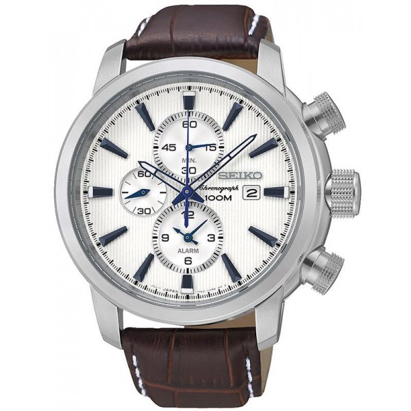Buy Men's Seiko Watch Neo Sport Alarm Chronograph Quartz SNAF51P1