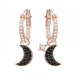 Women's Swarovski Earrings Duo Moon 5440458