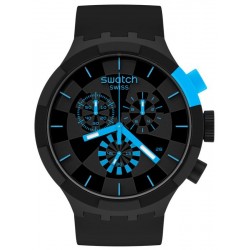 Buy Swatch Watch Big Bold Chrono Checkpoint Blue SB02B401
