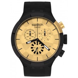 Buy Swatch Watch Big Bold Chrono Checkpoint Golden SB02Z400