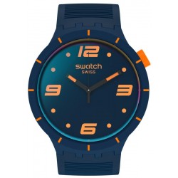 Swatch Uhr Big Bold Futuristic Blue SO27N110