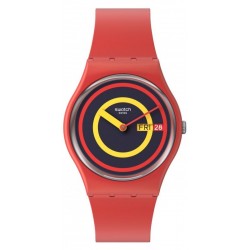 Swatch Унисекс Часы Gent Swatch Concentric Red SO28R702