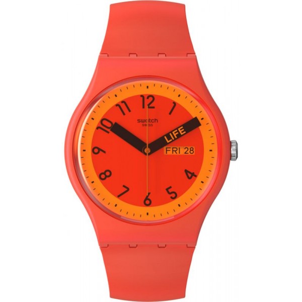 Купить Swatch Унисекс Часы New Gent Proudly Red SO29R705