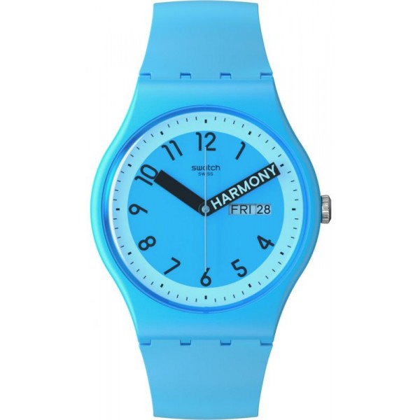 Купить Swatch Унисекс Часы New Gent Proudly Blue SO29S702