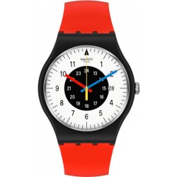 Swatch Унисекс Часы New Gent Rouge & Noir SO32B401-STD