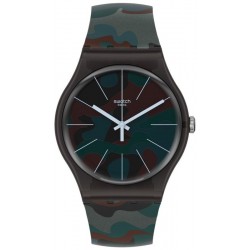 Unisex Swatch Watch New Gent Camoucity SUOB175