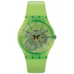 Unisex Swatch Watch New Gent Kiwi Vibes SUOG118