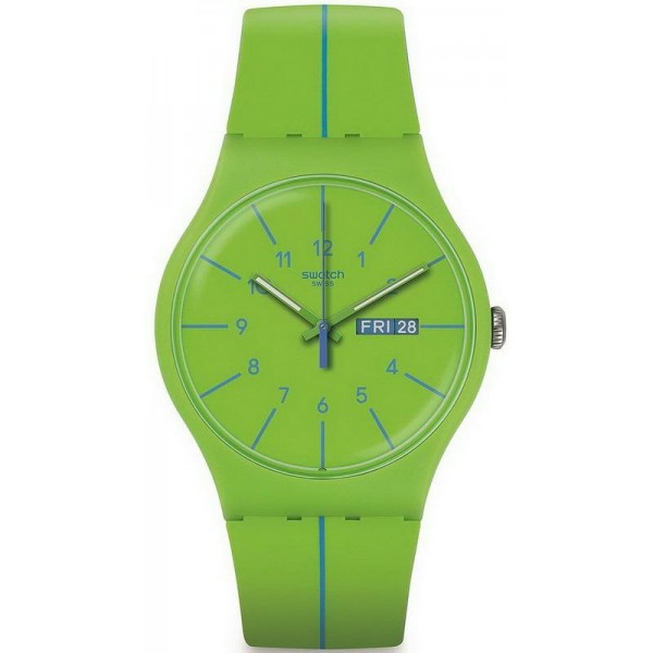 Buy Unisex Swatch Watch New Gent Verde Azul SUOG707