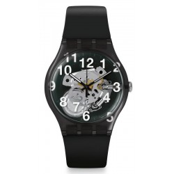 Unisex Swatch Watch New Gent Black Board SUOK135