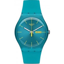 Swatch Unisexuhr New Gent Turquoise Rebel SUOL700