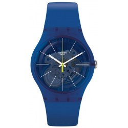 Unisex Swatch Watch New Gent Blue Sirup SUON142