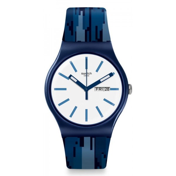 Buy Unisex Swatch Watch New Gent Fiammablu SUON712