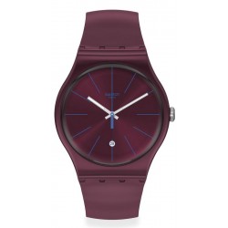 Купить Swatch Унисекс Часы New Gent Burgundazing SUOR402