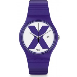 Montre Unisex Swatch New Gent XX-Rated Purple SUOV401