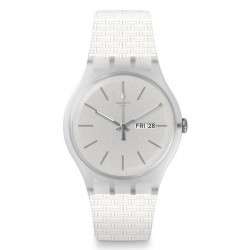 Swatch Унисекс Часы New Gent Bricablanc SUOW710