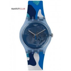 Swatch Club Унисекс Часы New Gent Silverscape SUOZ215