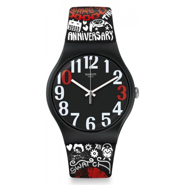 Купить Swatch Club Унисекс Часы New Gent 30 And Ticking SUOZ322