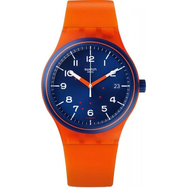 Swatch Unisexuhr Sistem51 Sistem Tangerine SUTO401 Automatik Kaufen Sie Swatch Unisexuhr Sistem51 Sistem Tangerine SUTO401 Automatik