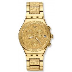 Купить Swatch Унисекс Часы Irony Chrono Goldy Full YCG420G Хронограф