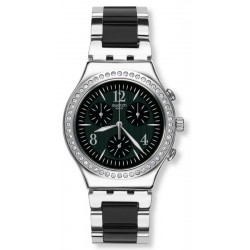 Buy Swatch Unisex Watch Irony Chrono Made In Black YCS118G Chronograph