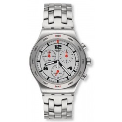 Swatch Унисекс Часы Irony Chrono Silver Again YVS447G Хронограф